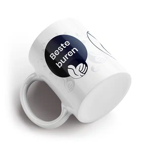 Beste buren mok liggend Beste buren mok liggend