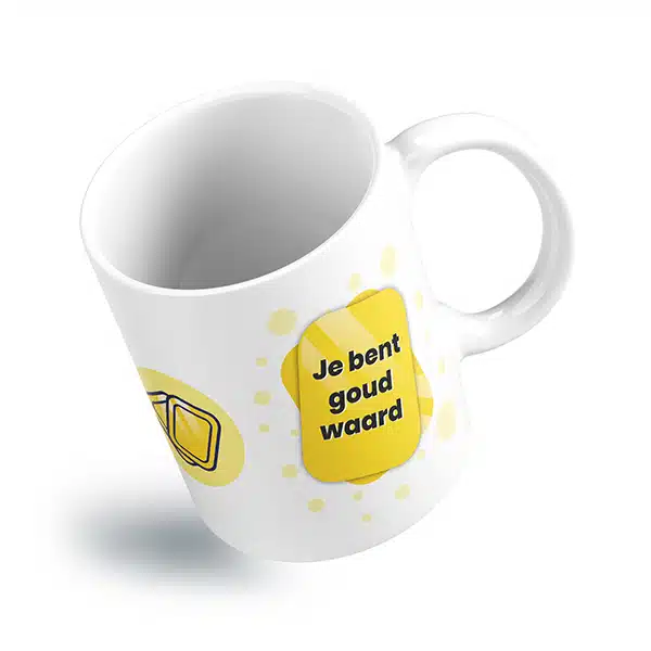 Je bent goud waard mok actie
