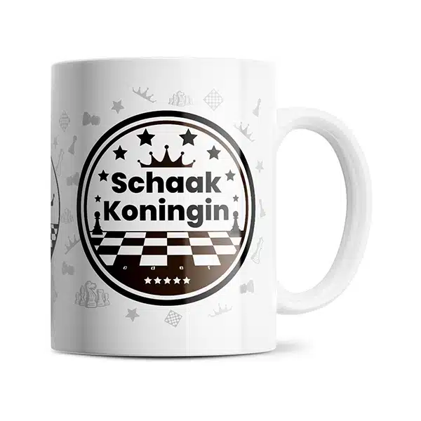 Schaak koningin mok