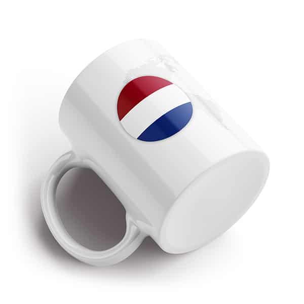 Nederlandse vlag mok liggend Nederlandse vlag mok liggend