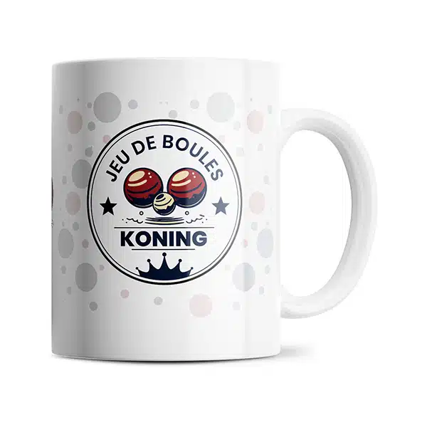 Jeu de boules koning mok