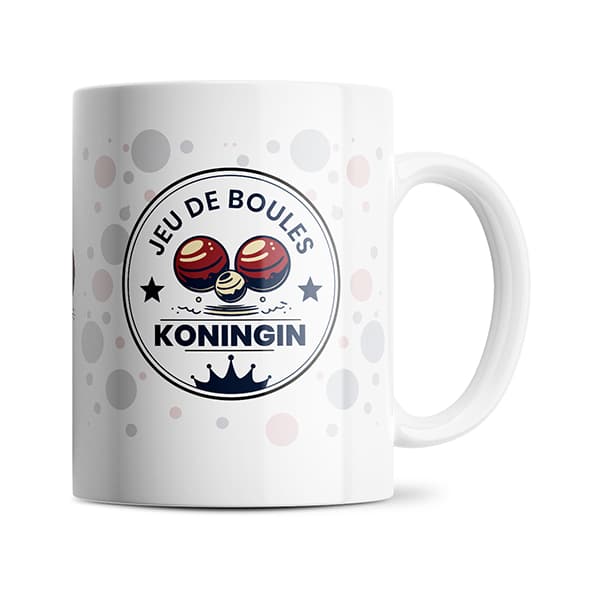 Jeu de boules koningin mok
