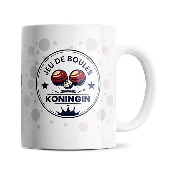 Jeu de boules koningin mok