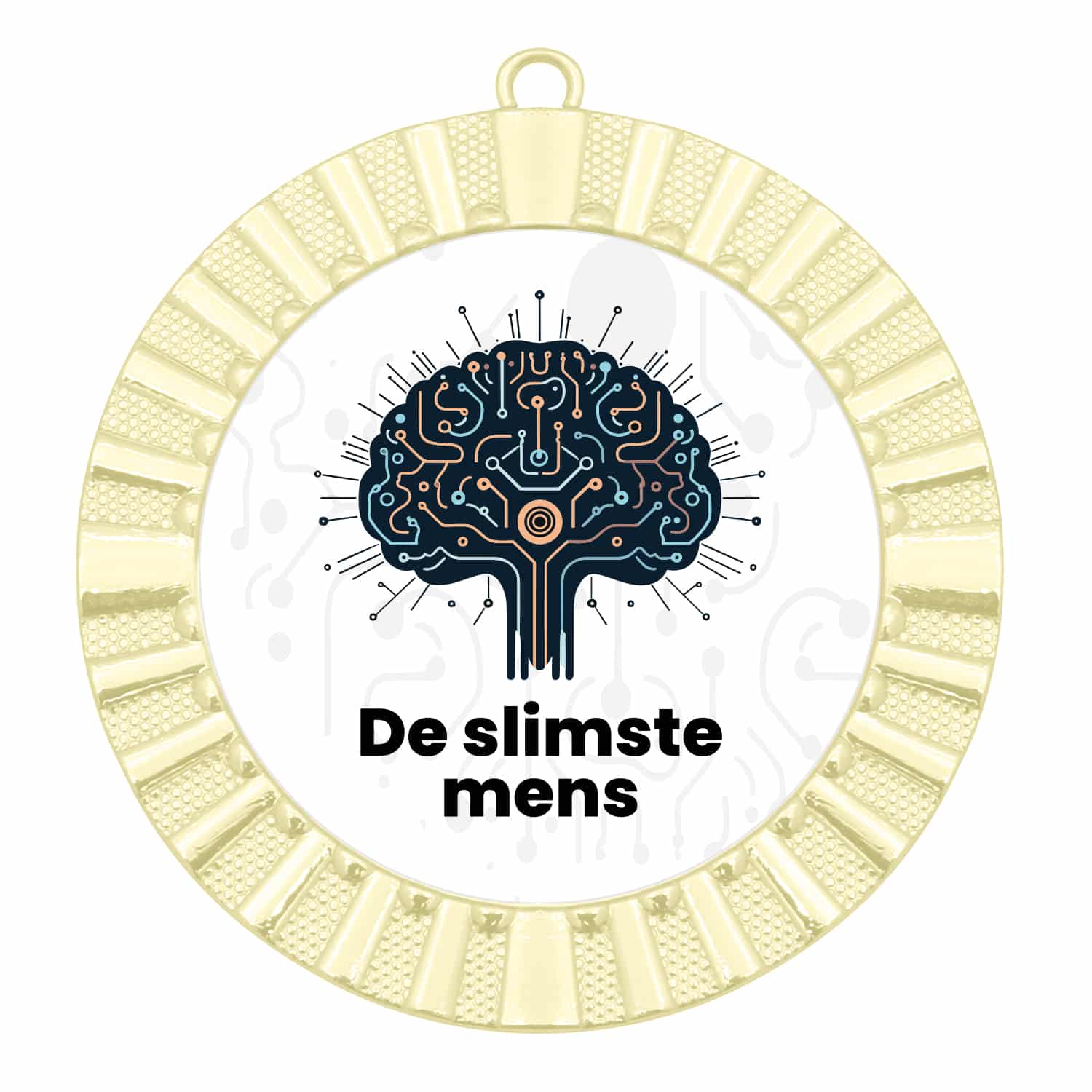 De slimste mens medaille ontwerp De slimste mens medaille ontwerp