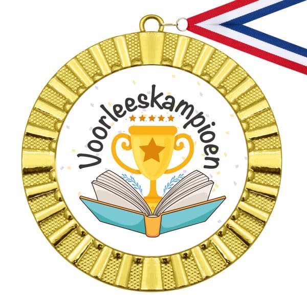 Voorleeskampioen medaille